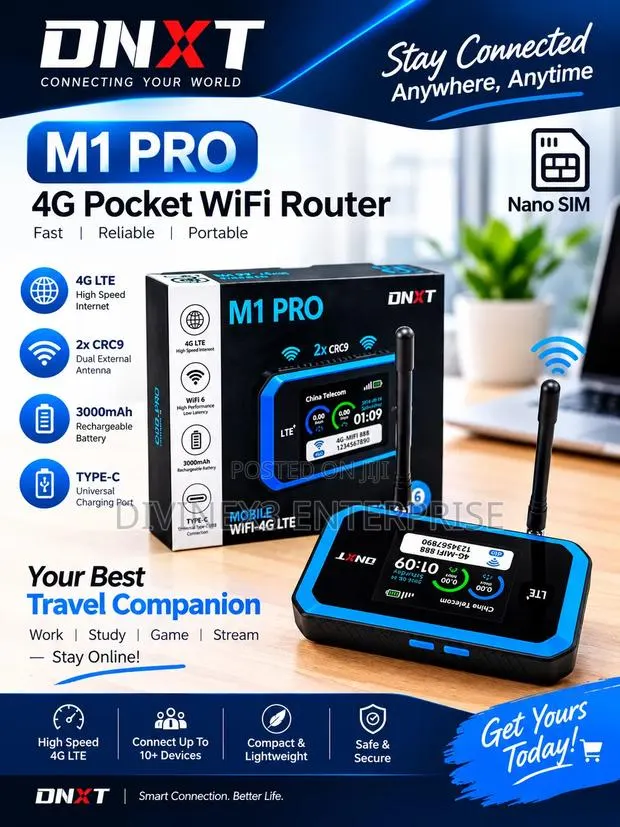 DNXT M1 Pro 4g Pocket Wifi Router · Photo 1