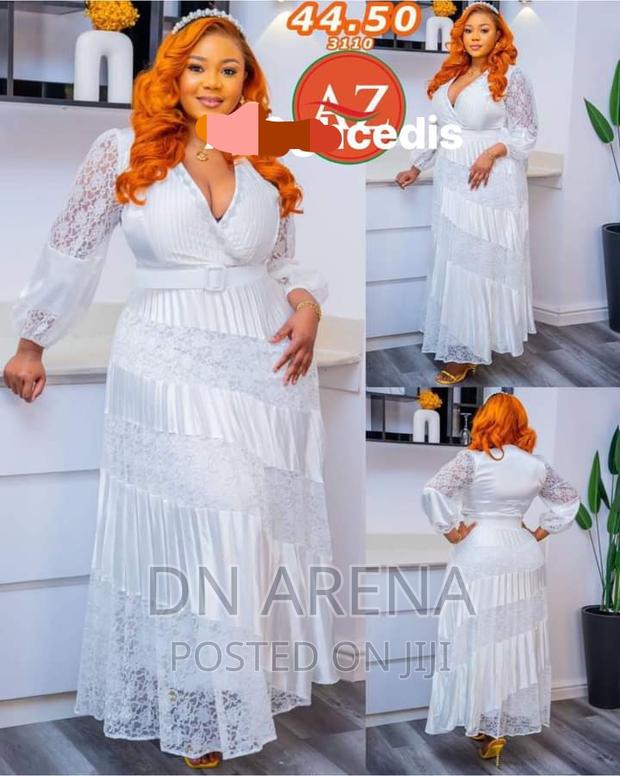 Lovely Women Evening White Dress · Photo 1