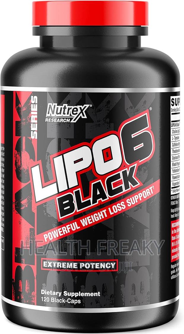 Lipo 6 Black Fat Burner Weight Loss Max Strength Energy · Photo 1