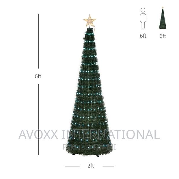 6FT Pre-Lit Christmas Tree, Multi-Color RGB LED Light · Photo 4