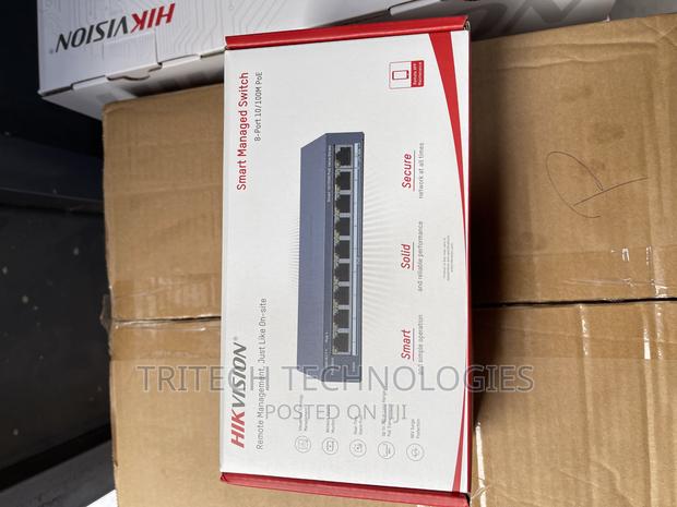 Hikvision 8 Port Fast Ethernet Unmanaged Poe Switch · Photo 3