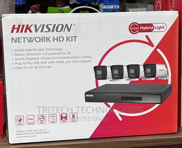 Hikvision 2mp Bullet Poe Kit Ip Full Color Nk42eoh · Photo 1