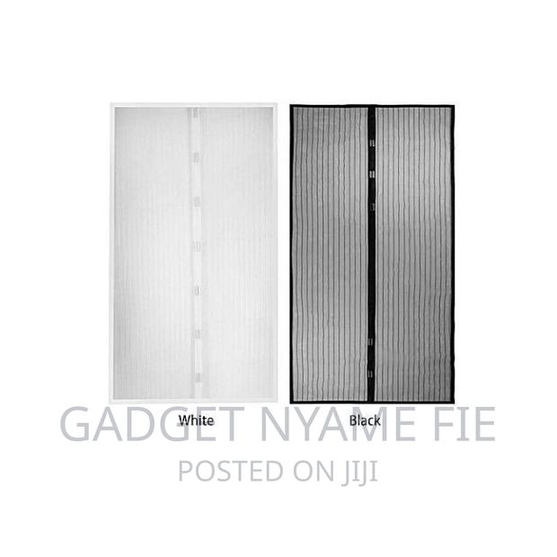 One-and-Half Door Magic Mesh Screen Nets With Magnets-Black · Photo 2