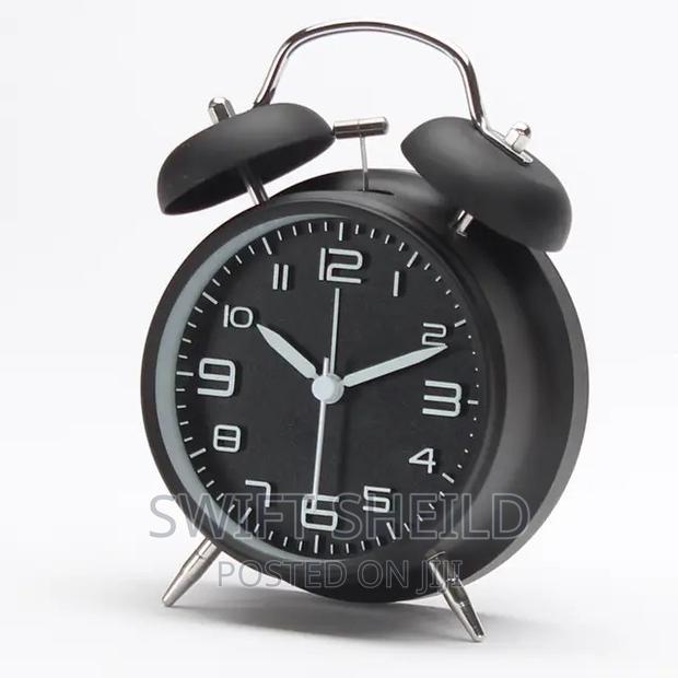 Vintage Antique Table, Shelves Alarm Clock · Photo 4
