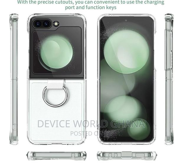 Cess Trans Transparent Frosted Case for Samsung Z Flip 6, 5, 4 ,3 · Photo 1