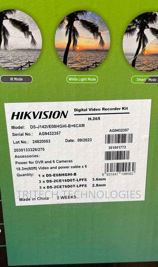 Hikvision 2mp Mini Edvr 6ch Full Color KIT + 330gb · Photo 2