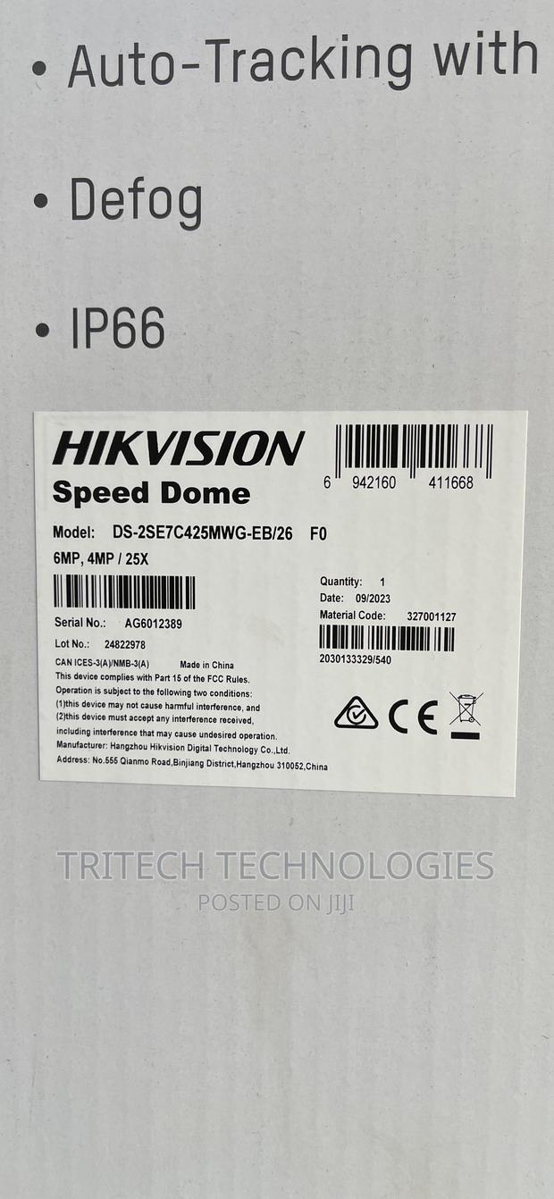 Hikvision 6+4 Mp 25x Tandemvu Colorful Ir Netwo Speed Dome · Photo 2
