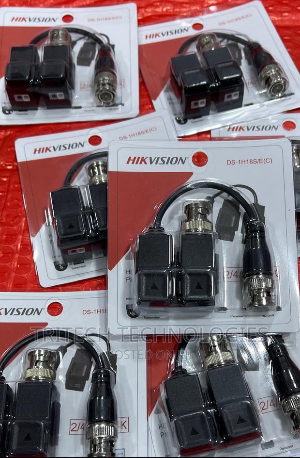 Hikvision Video Balun 1 Channel Resolution 2mp 4mp 5mp 8mp · Photo 1