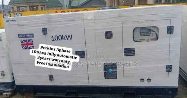 Water Cooled 100kva Perkins 3phase Generator Fully Automatic · Photo 1