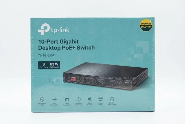 Tp-Link Tl-Sg1210p 10-Port Gigabit Poe+ Switch · Photo 1