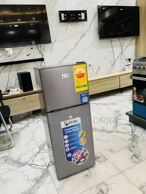 Lovely New Pearl PF-216TBG-5E 136L Double-Door Top-Freezer Refrigerato · Photo 1