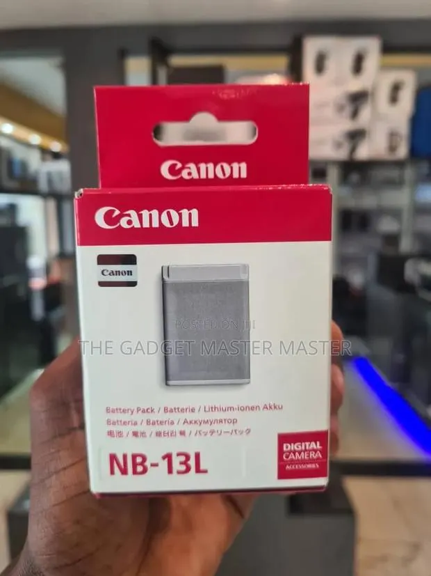 Canon Nb-13l Lithium-Ion 3.6v 1250mah Battery Pack · Photo 1
