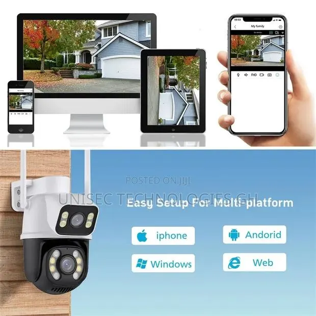 Dual Lens Wireless PTZ Camera Icsee App · Photo 1