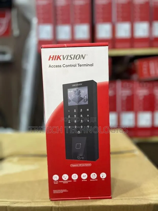 Hikvision Access Control Fingerprint Ds-K1t807mbfwx-E1 With Battery · Photo 1
