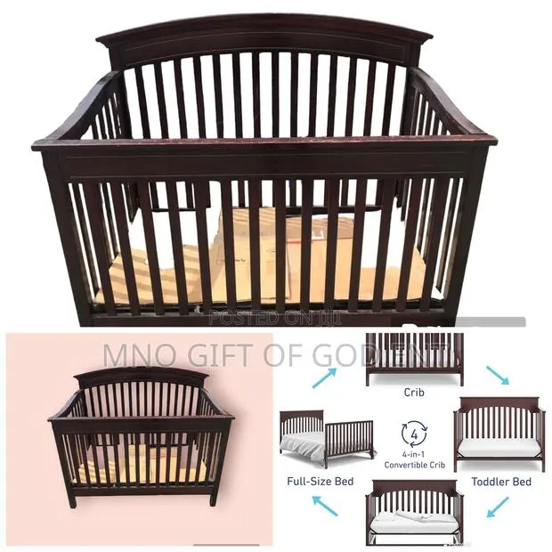Delta Canton 4-in-1 Convertible Crib Bed With Mattress · Photo 1