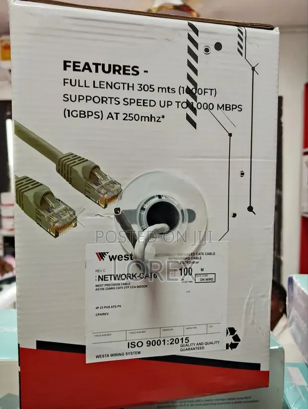 100m Cat6 Network Cable Westa Utp Indoor · Photo 1