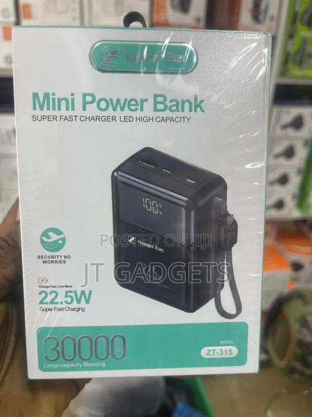 Voyager Elec ZT-315 Mini Power Bank 30000mAh – Small Size, Big Power! · Photo 1