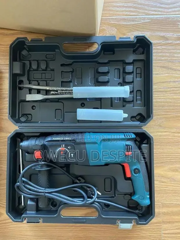 800 Watts SDS-Plus Rotary Hammer Drill With 5 Bits and Case · Photo 1