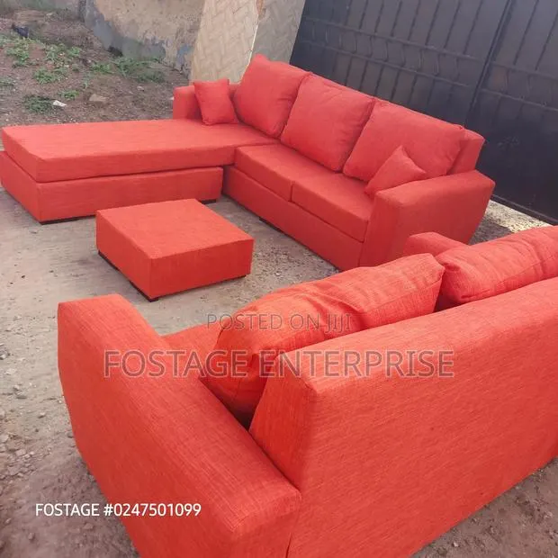 Brand New Standard Quality 7 Setaer L Shape Sofa With Centre Table · Photo 1