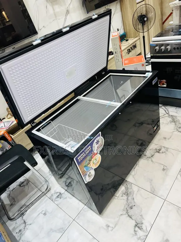 Hot New Dark Grey Color Chest Freezer Single Door Nasco Nas-475fl · Photo 1