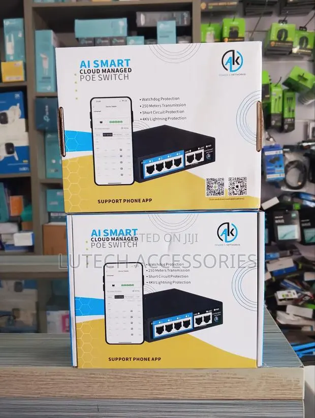 Ak Ai Smart Cloud Managed 4port Poe Switch · Photo 1