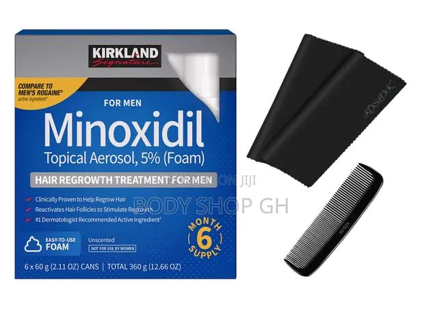 Kirkland Minoxidil Foam Bottle - Hair Regrowth Solution - 5% Minoxidil · Photo 1