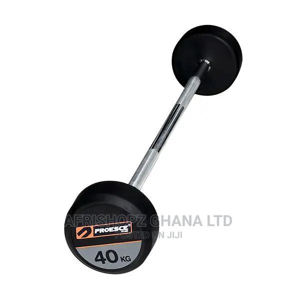 Rubber Barbell With Straight Bar 40kg LDBS-221-40kg · Photo 1