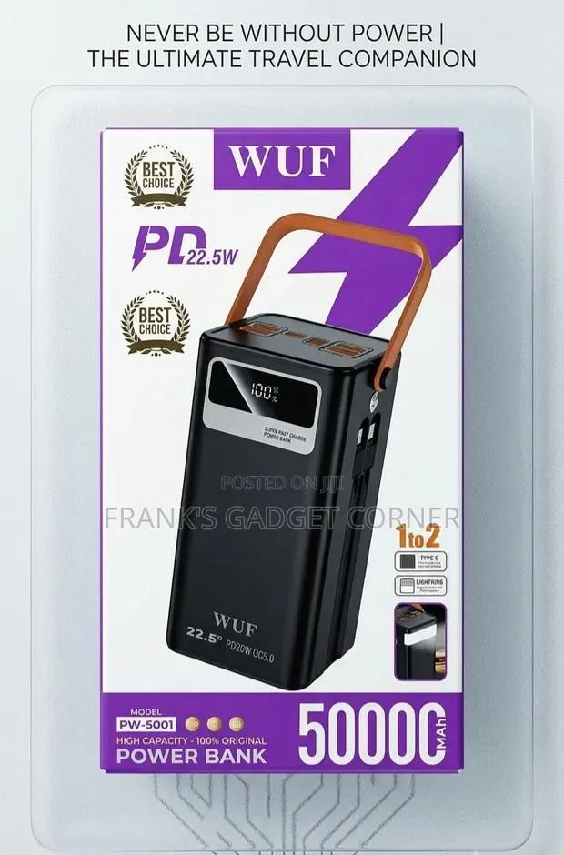 WUF Power Bank 50000mAh · Photo 1