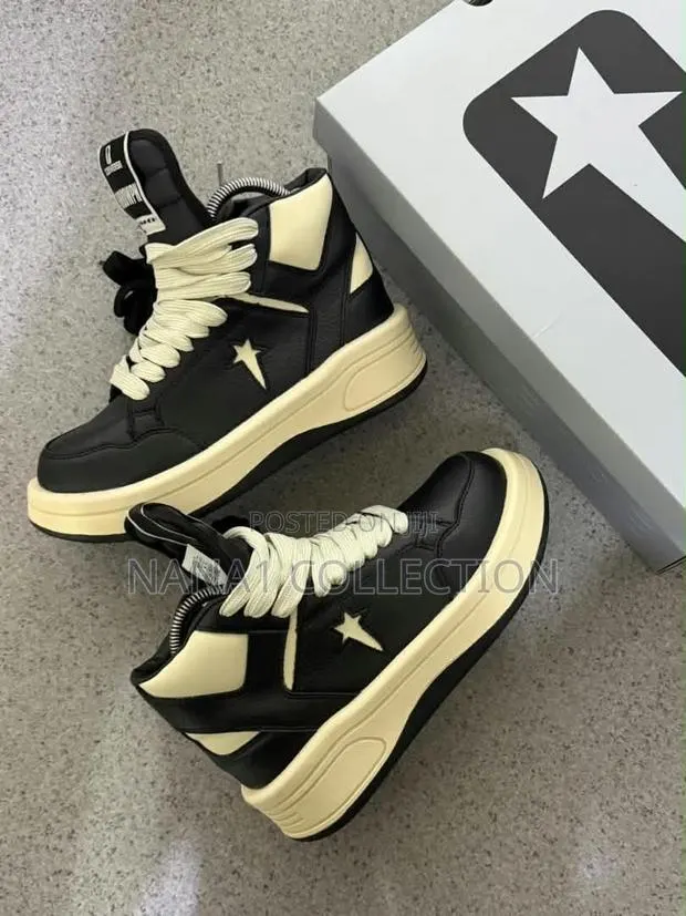 Converse X DRKSHDW Turbowpn Leather Sneakers · Photo 1