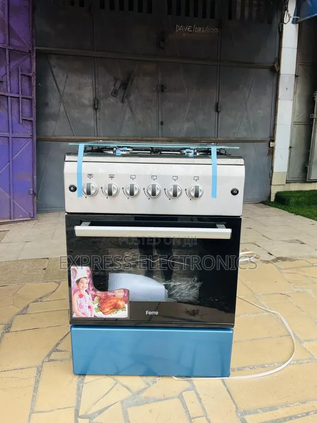 Call and Order New Line Gas Cooker Oven 4burner 50/60 · Photo 1