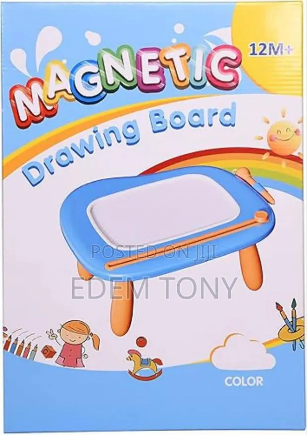Magnetic Drawing Board/Table for Toddlers(Pink) · Photo 1