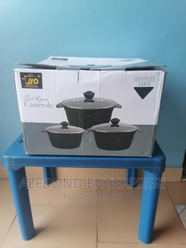 Jio Original Cookware Granite 3 Set 6 PCS Casserole · Photo 2