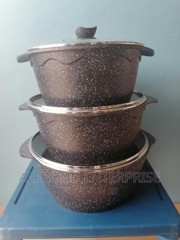 Jio Original Cookware Granite 3 Set 6 PCS Casserole · Photo 1