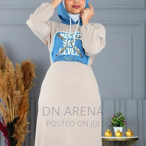 Turkey Long Muslim Hoodie Dress · Photo 3
