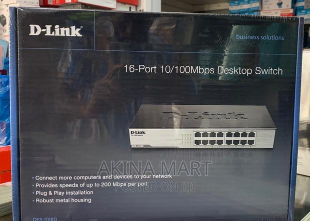 16 Port Dlink Switch 10/100mbps · Photo 1