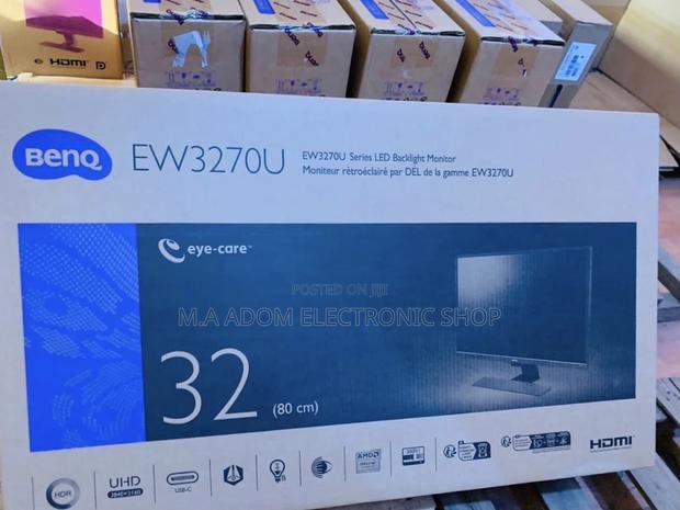 Sleek Design Benq(EW3270U)32” Uhd Premium Monitor · Photo 1
