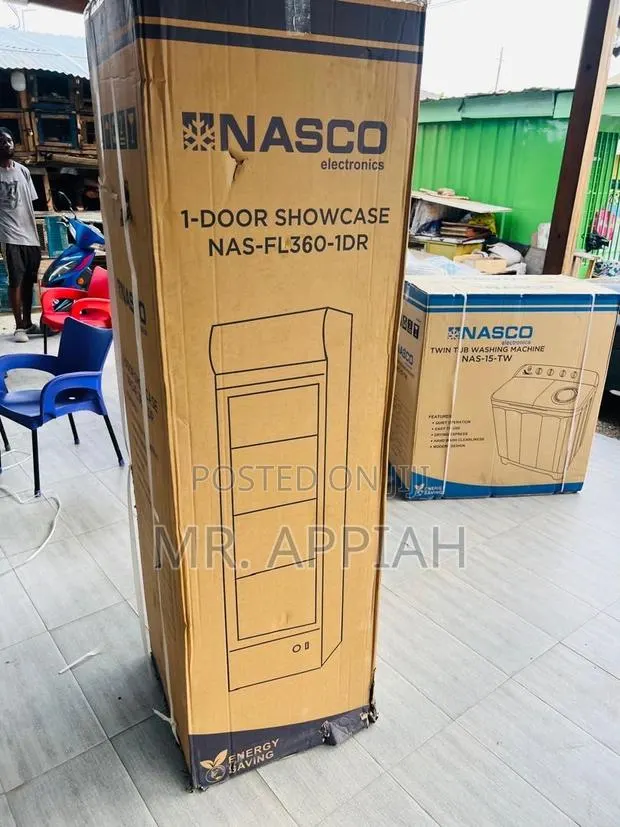 Efficient Nasco 298liters Single Door Display Fridge(Nas-Fl360-1dr) · Photo 1