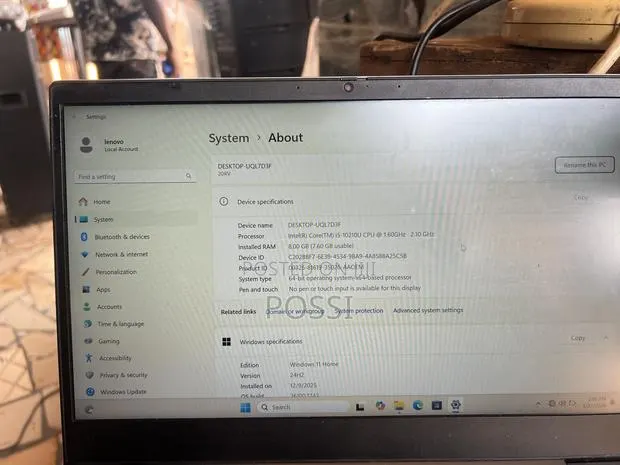 Laptop Lenovo Thinkbook 14 8GB Intel Core I5 HDD+SSD 512GB · Photo 1