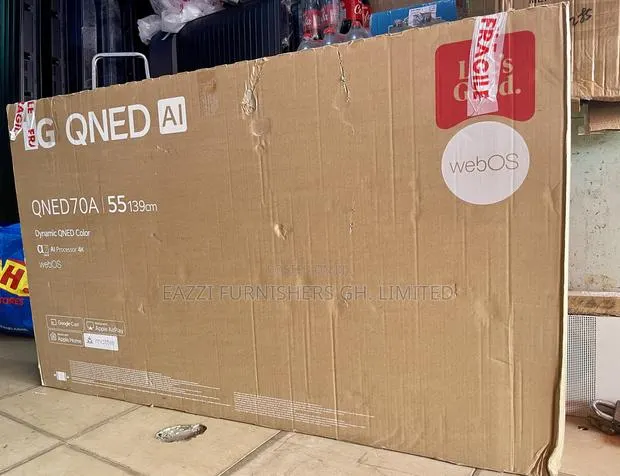 UK QNED LG 55 Inch Smart Uhd HDR Dynamic Pictures 2025/26 Satellite TV · Photo 1