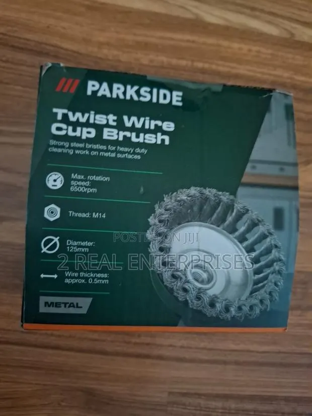 Parkside Twist Wire Cup Brush Fits Angle Grinders, Brand New · Photo 1