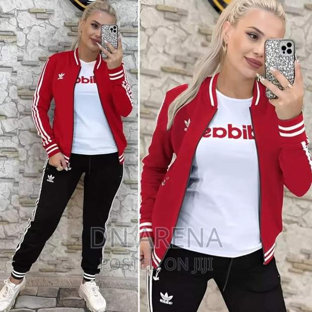 Original Women 3pcs Adidas Jack With Inner and Jogging Set · Photo 1