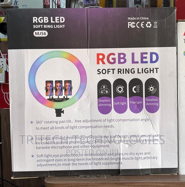 LED RGB Ring Light 20cm 21inch RGB Colorful Live Shooting · Photo 3