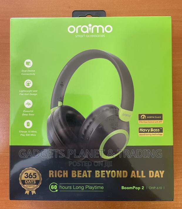 Oraimo Boompop2s Super Base Headphone 60hrs Play | OHP - 610 · Photo 4
