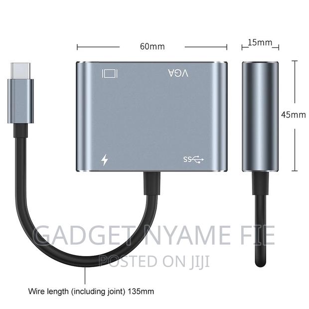 4 in 1 Adapter - Type C / HDMI / VGA / USB-A · Photo 3