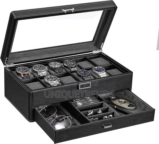 12 Slot Watch Box With Drawer · Photo 8