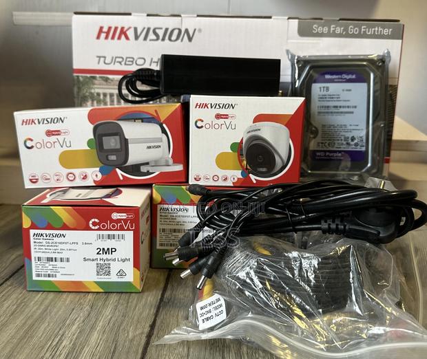 Hikvision 2mp 4ch Kit Full Color Audio+1tb Surveillance (Cv) · Photo 1