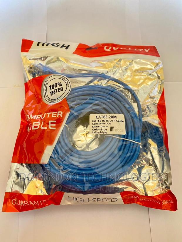 Top Edge Patch Cord 20M Cat6 Utp · Photo 1