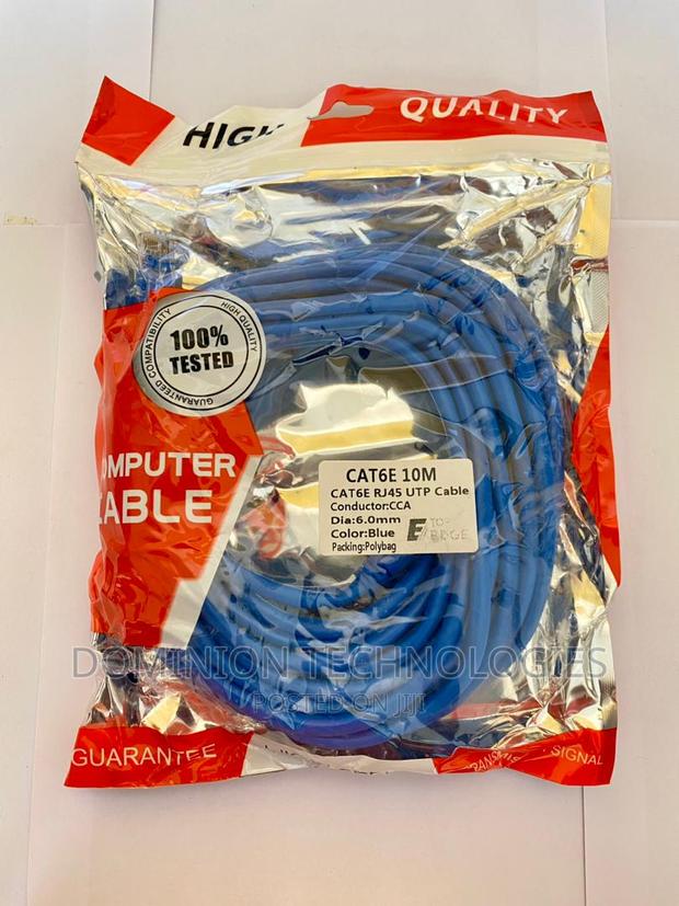 Top Edge Patch Cord 10M Cat6 Utp · Photo 1