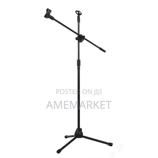 Professional Stage Microphone Metal Tripod Stand Mic Holder · Photo 1