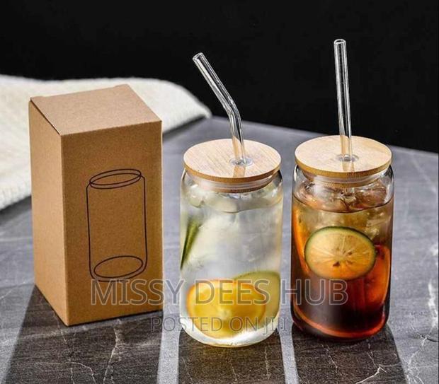 Glass Cup With Glass Straw · Photo 2